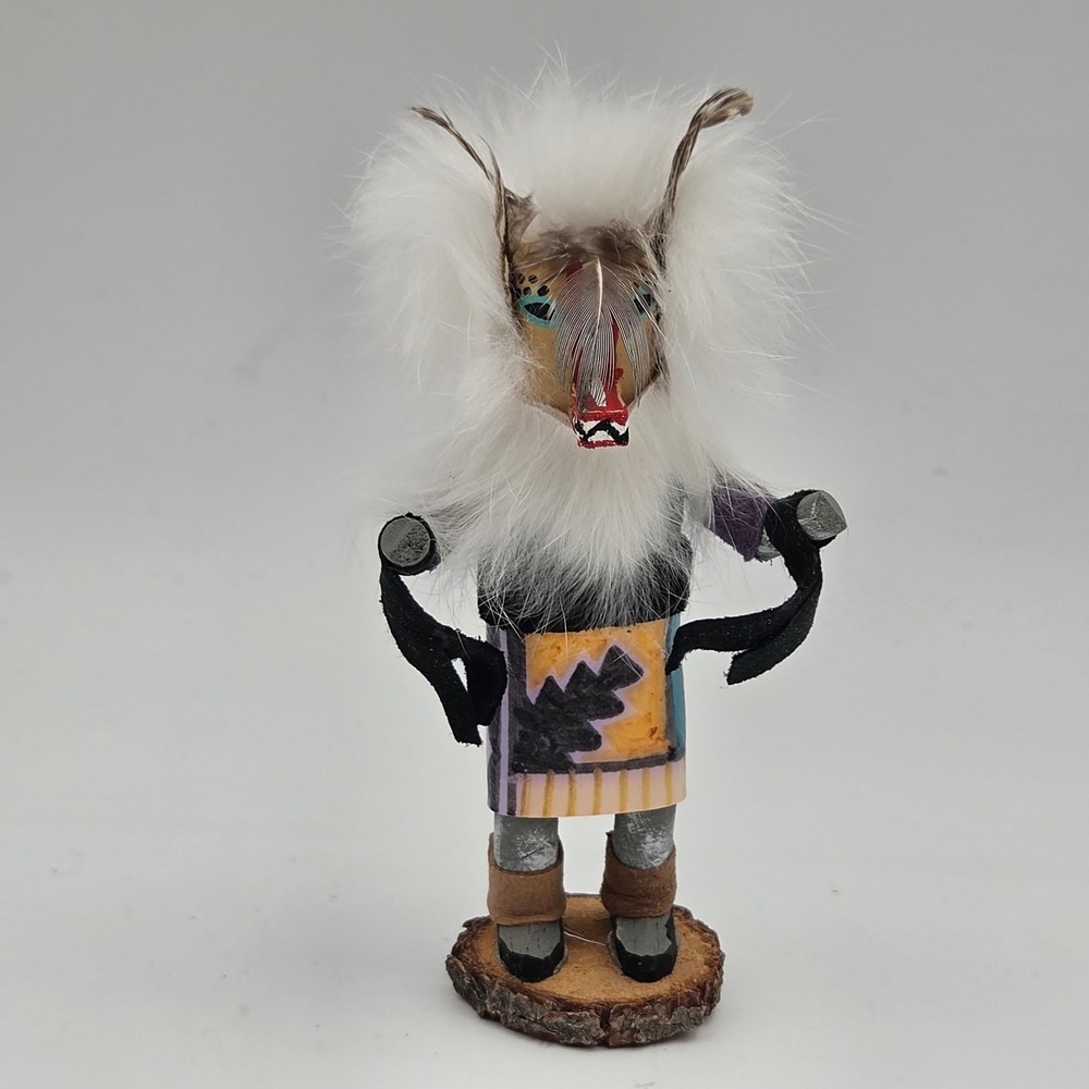 Vintage 4 3/4" Native American Kachina Doll "Badger"
